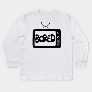 Bored TV Kids Long Sleeve T-Shirt